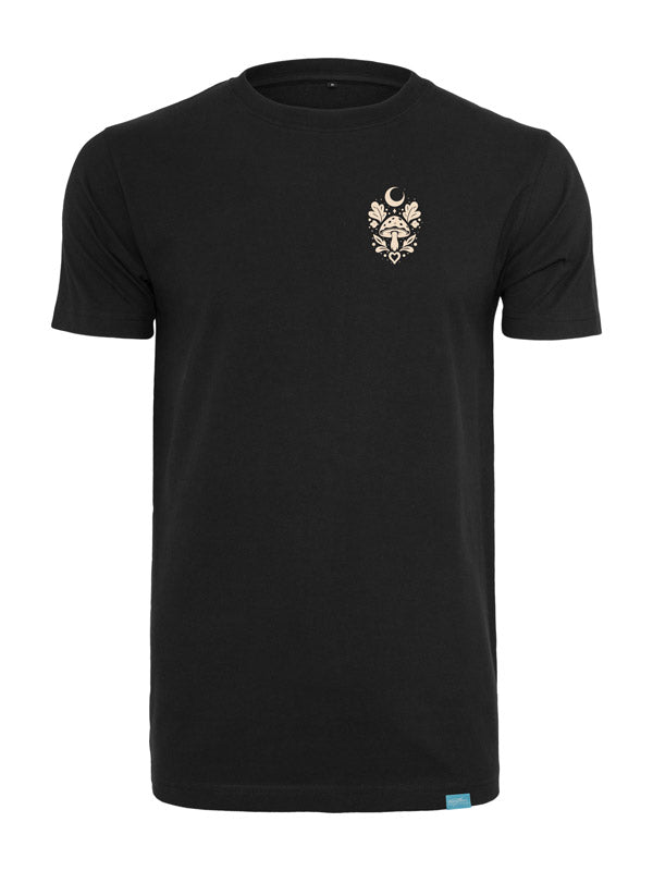 Forest Fox Society Pocket Print Round Neck T-Shirt