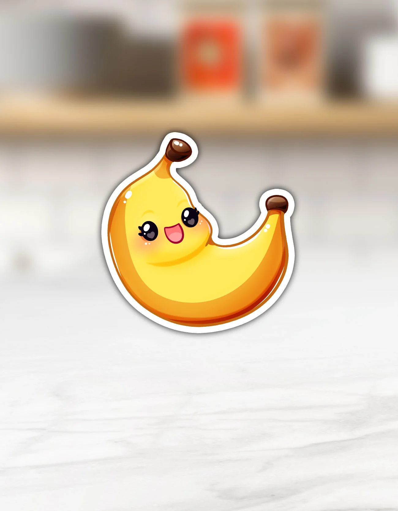 Kawaii Banana Sticker