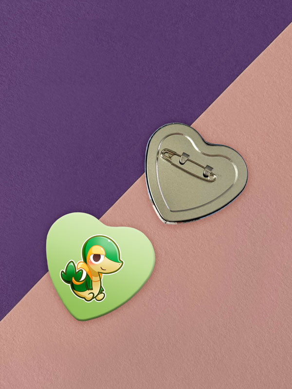 Kawaii Monster Unova Starter Herz Button