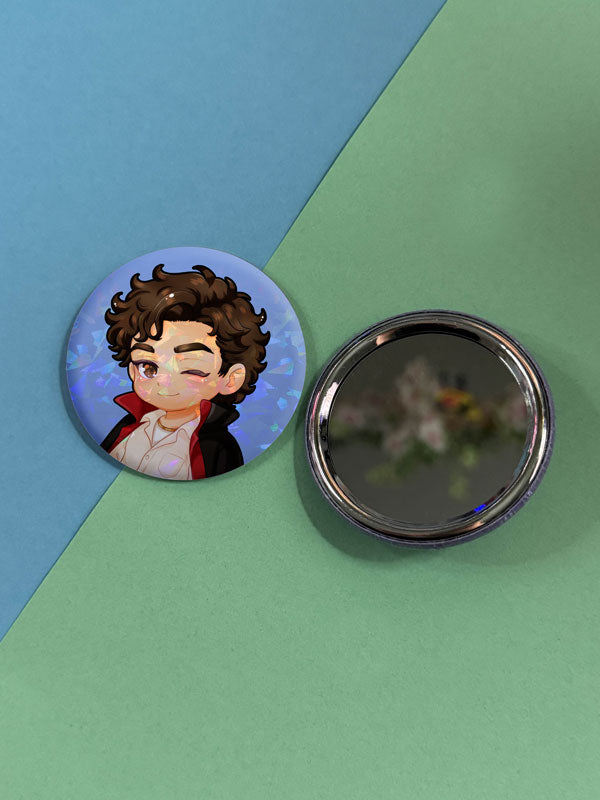 Not a Vampire Garrett Button Taschenspiegel