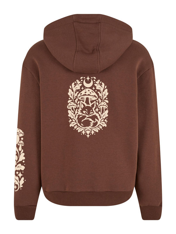 Forest Fox Society Cozy Zip Hoody Full Design