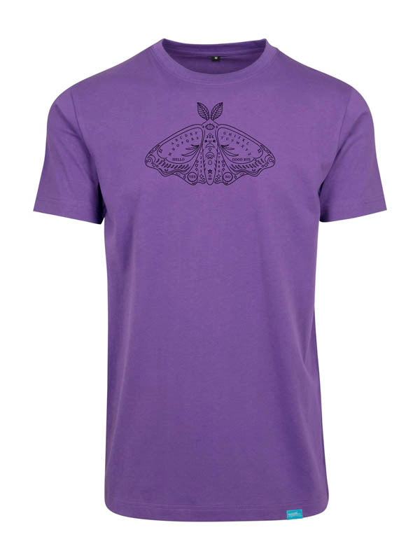 Halloween Ouija Board Round Neck T-Shirt Violett