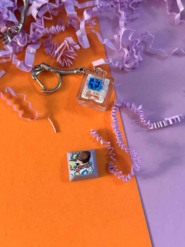 Limitierte Keycap Fidget Keychain