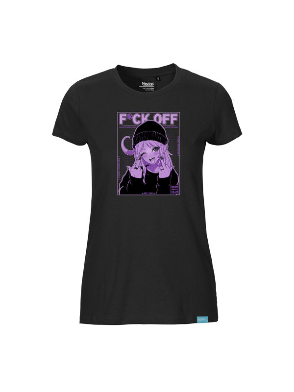 Nerd Rebel Club Ladies Fit T-Shirt Schwarz