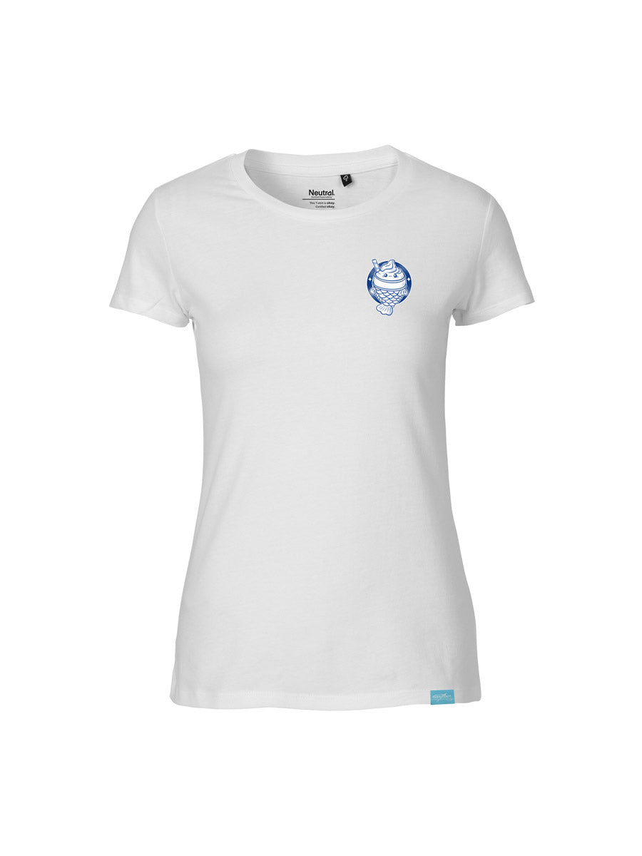 Harajuku Sweets Club Part 1 Taiyaki Ladies Fit T-Shirt White