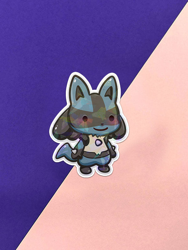Kawaii Monster Sticker - Lucario