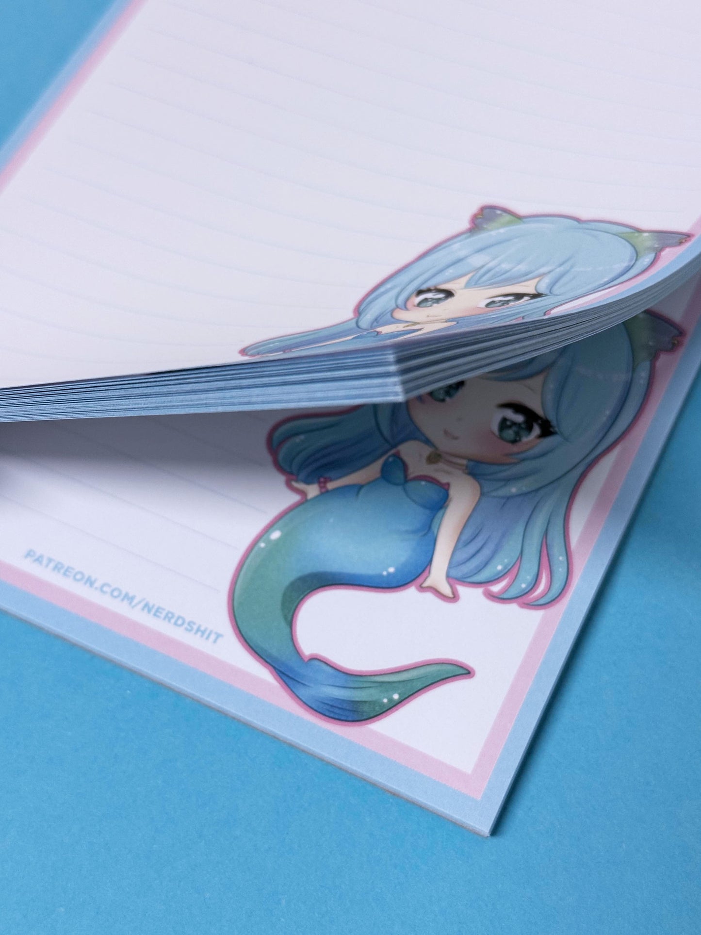 LIMITED - Chibi Mermay Patreon Notizblock A5