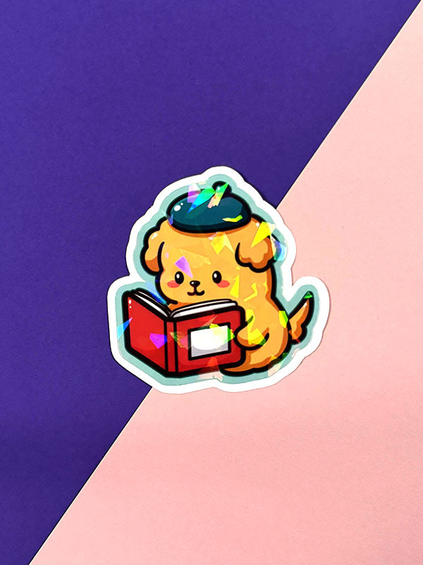 Kawaii Artist Pup Sticker - Verschiedene Varianten