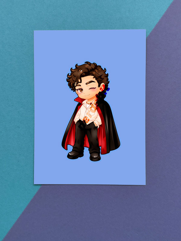 Not a Vampire Garrett Artprint Postkarte