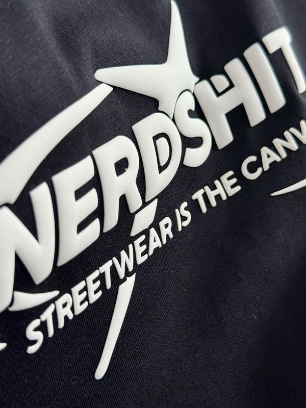 Nerdshit Premium Puffed Print Round Neck T-Shirt