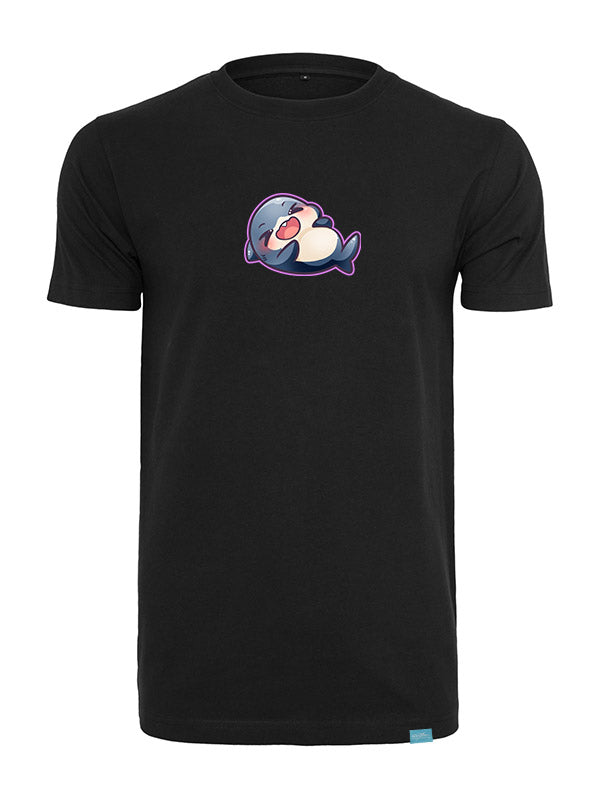 Silly Little Fluffy Pals Shark Round Neck T-Shirt versch. Designs