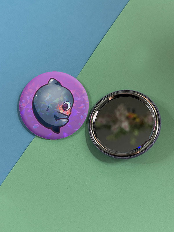 Silly Little Fluffy Pals Button Taschenspiegel verschiedene Designs