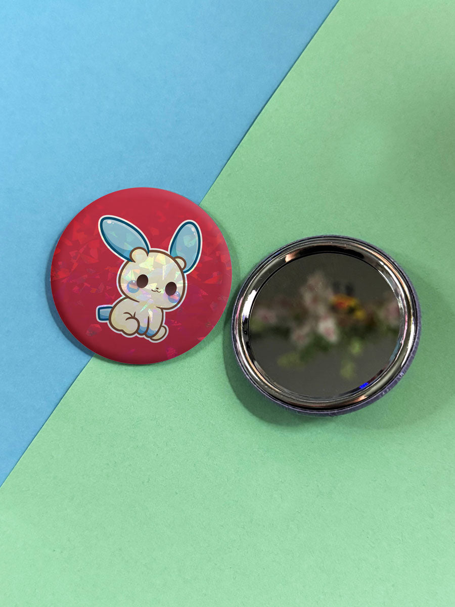 Kawaii Monster Button Taschenspiegel verschiedene Design Varianten