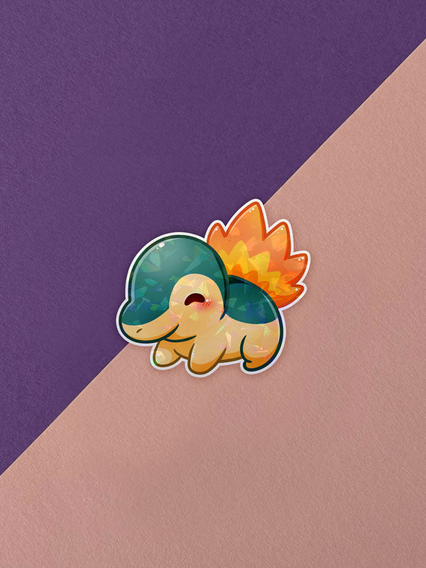 Kawaii Monster Sticker - Feurigel