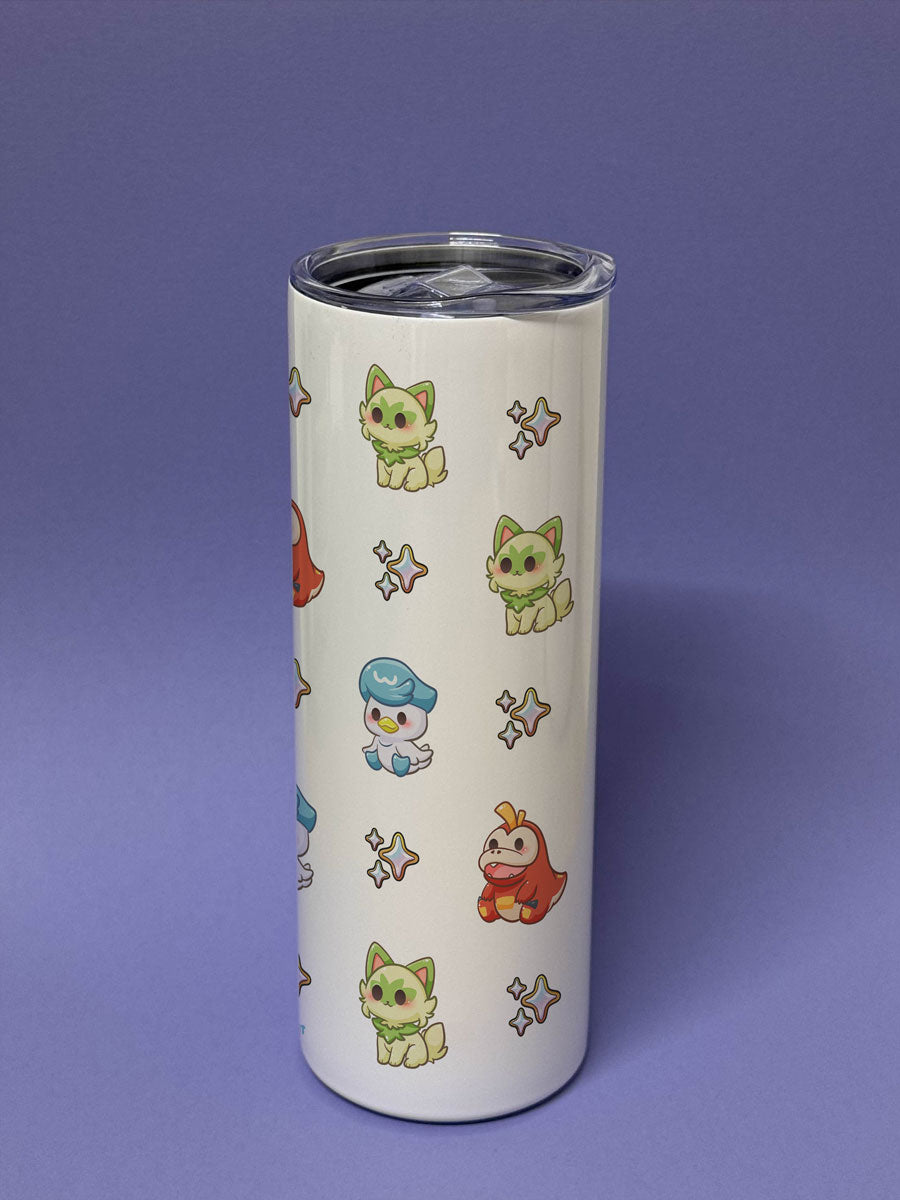 Kawaii Monster Starter Paldea Metall Tumbler Thermobecher Kaffeebecher to go