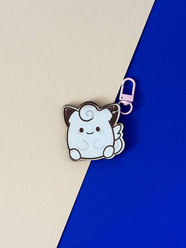 Kawaii Monsters Wooden Keychain Verschiedene Varianten