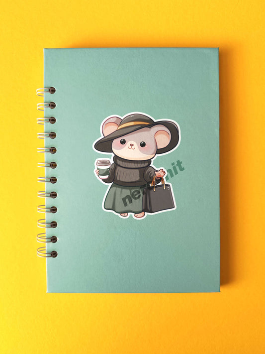 Fashionista Mice Society Notizbuch blanko
