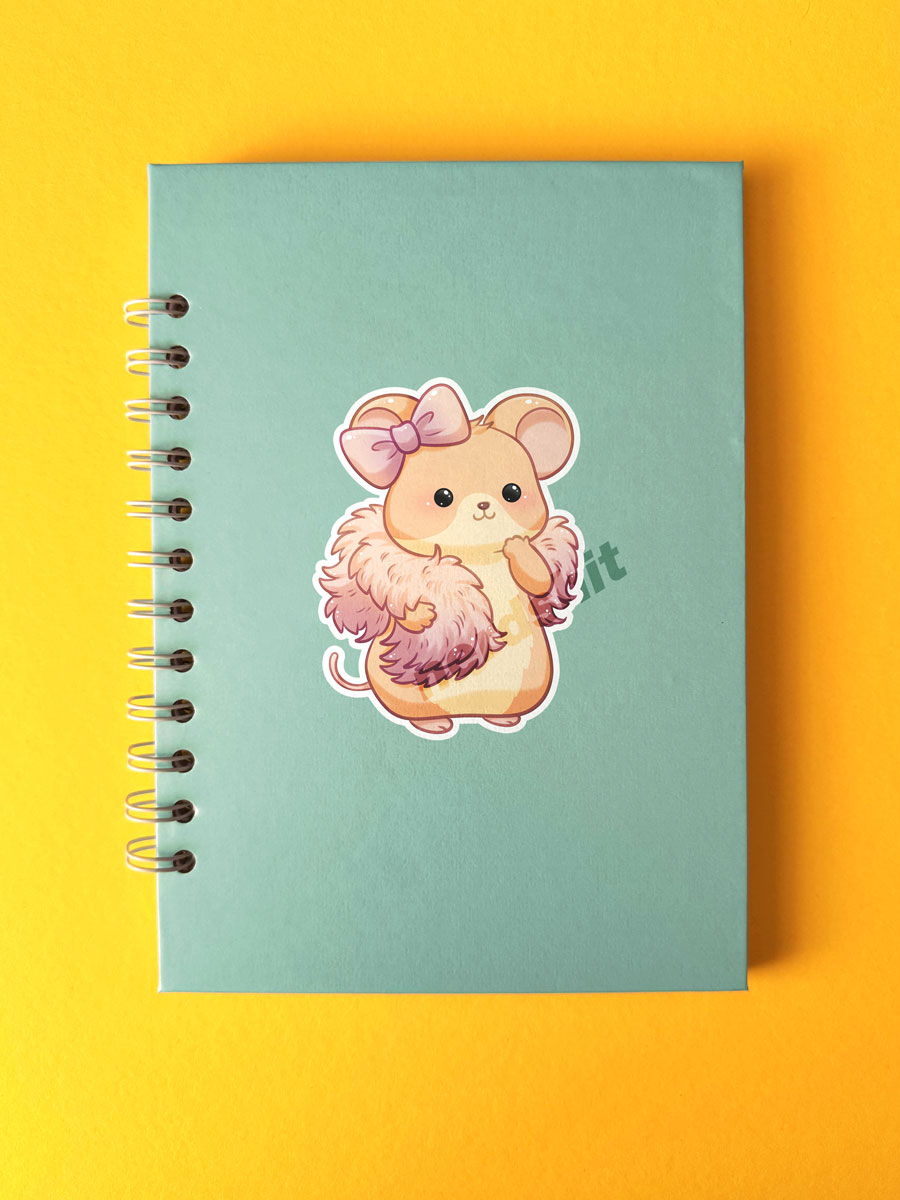 Fashionista Mice Society Notizbuch blanko