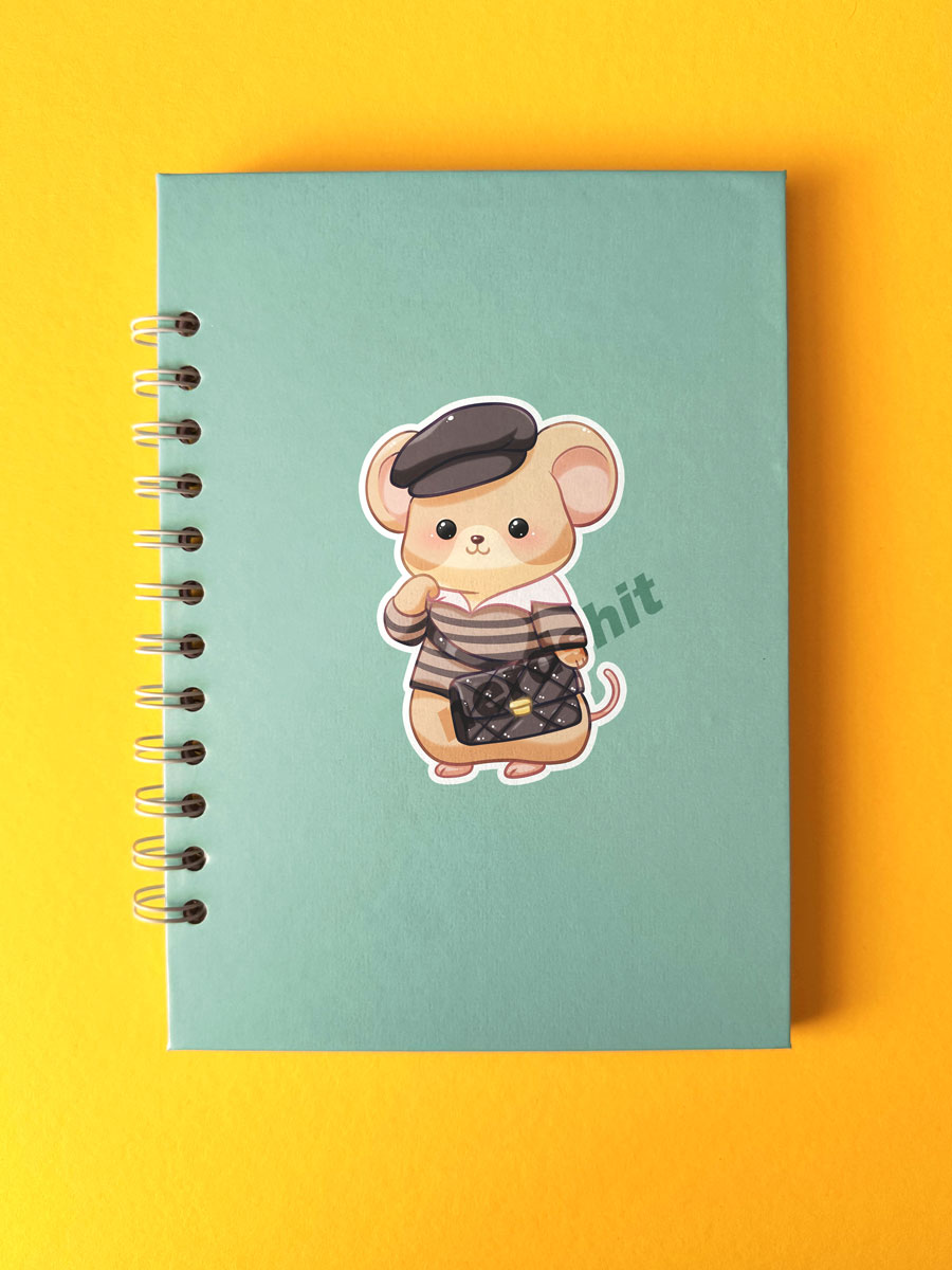 Fashionista Mice Society Notizbuch blanko