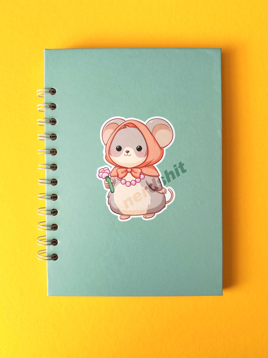 Fashionista Mice Society Notizbuch blanko