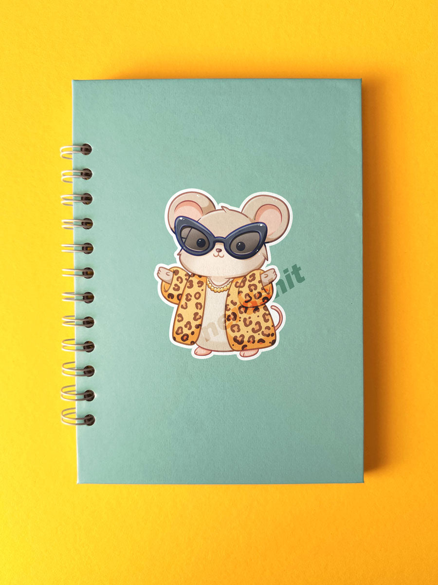 Fashionista Mice Society Notizbuch blanko