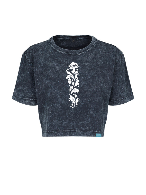 Forest Fox Society Urban Wash Cropped Tee Verschiedene Designs