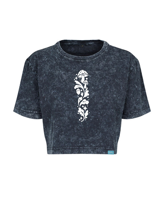 Forest Fox Society Urban Wash Cropped Tee Verschiedene Designs