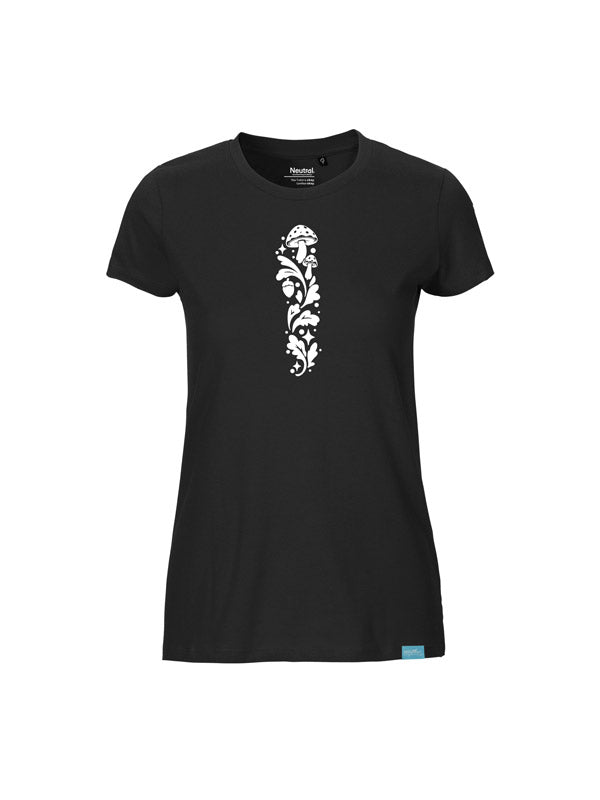 Forest Fox Society Slim Print - Ladies Fit T-Shirt