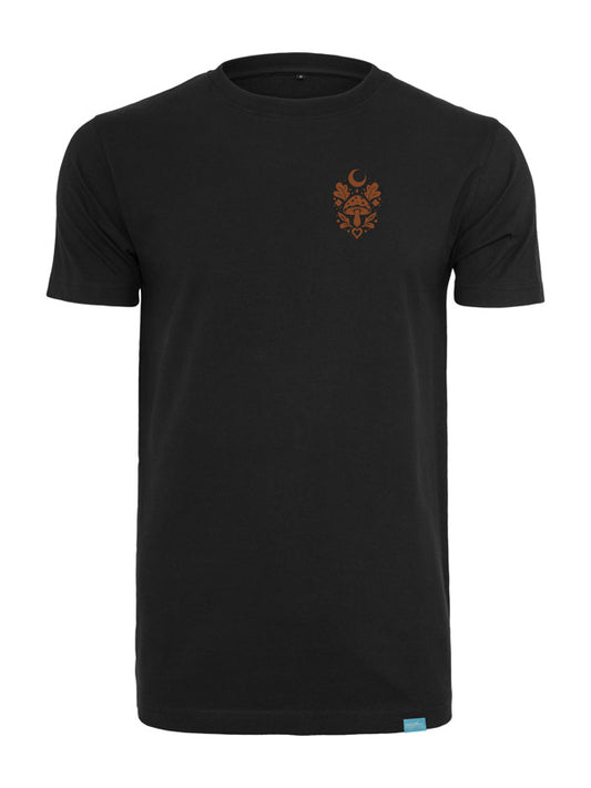 Forest Fox Society Pocket Print Round Neck T-Shirt