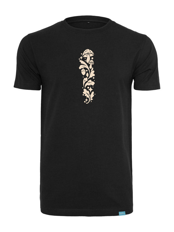 Forest Fox Society Slim Print Round Neck T-Shirt