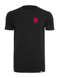 Forest Fox Society Pocket Print Round Neck T-Shirt