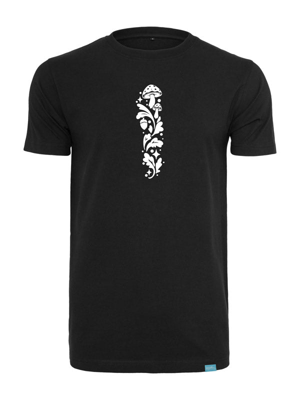 Forest Fox Society Slim Print Round Neck T-Shirt