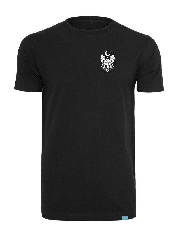 Forest Fox Society Pocket Print Round Neck T-Shirt