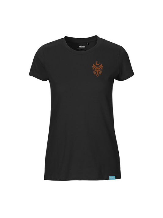 Forest Fox Society Pocket Print - Ladies Fit T-Shirt