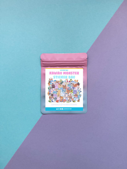 MYSTERY BAG - Kawaii Monster Mini Sticker Bag