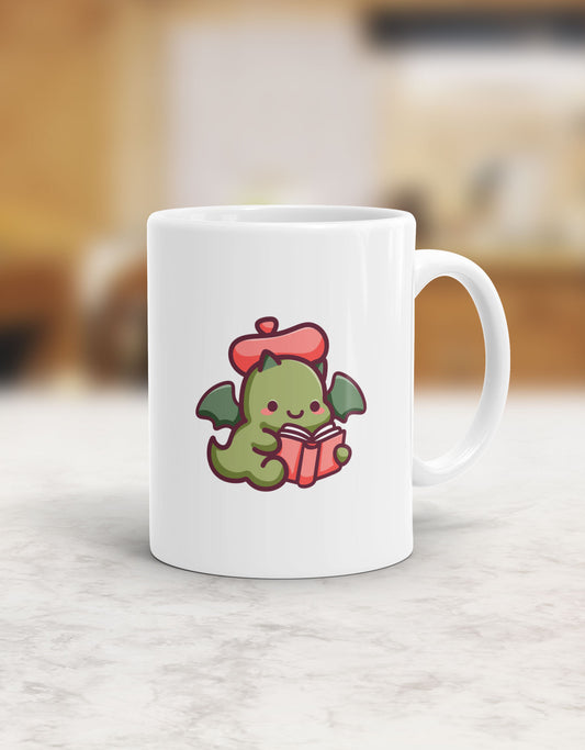 Book Nook Dragon Tasse - Für Buchfans