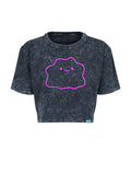 Kawaii Monster Urban Wash Cropped Tee verschiedene Designs