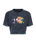 Nerdshit Nostalgic Party Urban Wash Cropped Tee