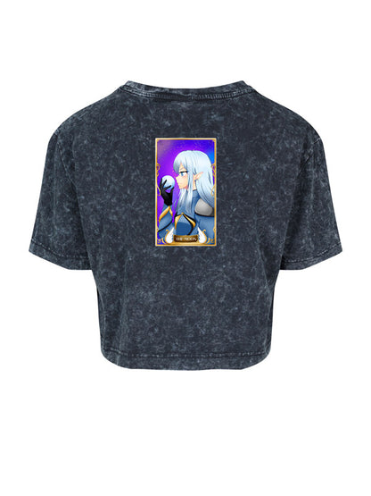 Cosmic Tarot Urban Wash Cropped Tee