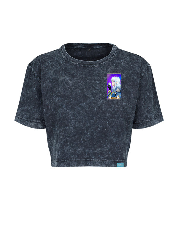 Cosmic Tarot Urban Wash Cropped Tee