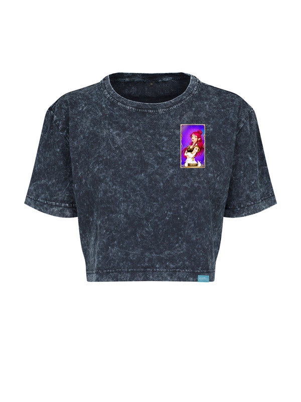 Cosmic Tarot Urban Wash Cropped Tee