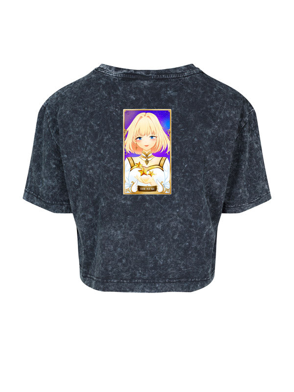 Cosmic Tarot Urban Wash Cropped Tee