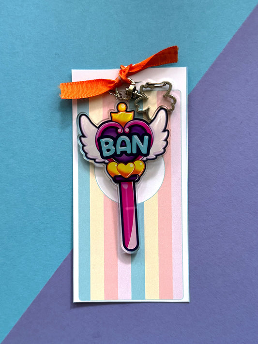 LIMITIERT - Magical Girl Wand Ban Acrylic Keychain