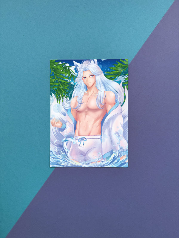 Alola Vulnona Gijinka Artprint A4 Kunstdruck