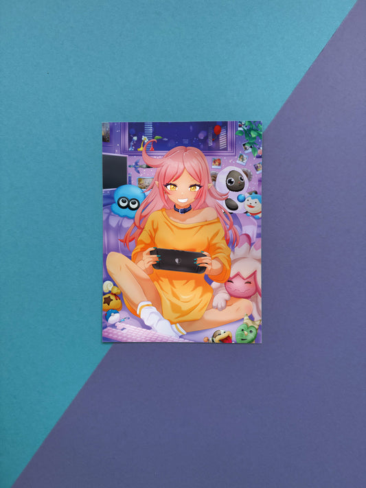 Nessi Gaming Artprint A4 Kunstdruck