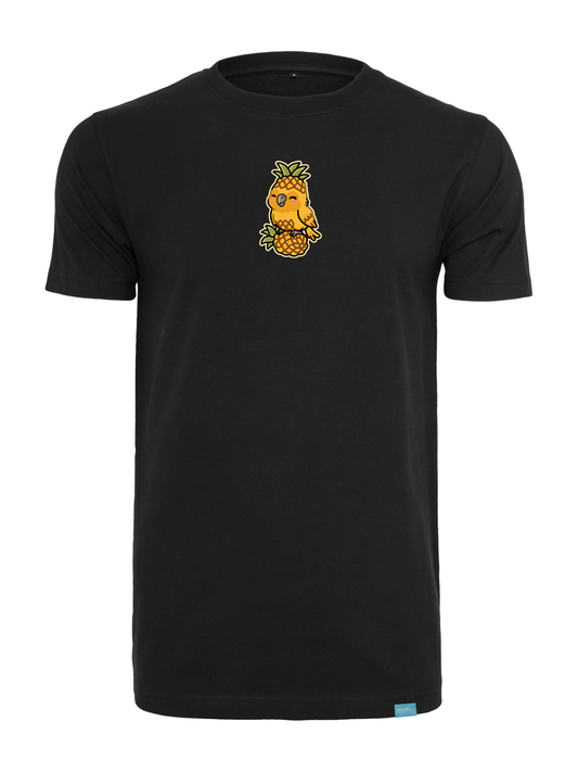 Fruitymals Papagei - Round Neck T-Shirt