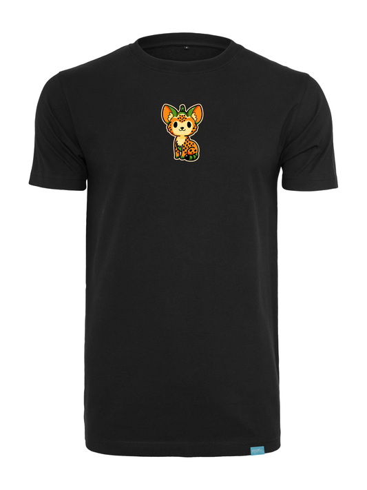 Fruitymals Serval - Round Neck T-Shirt
