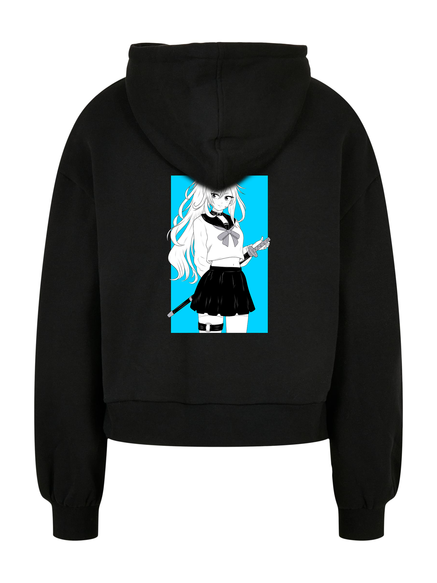 Sukeban Rebel Girl #1 Ladies Organic Oversized Hoody