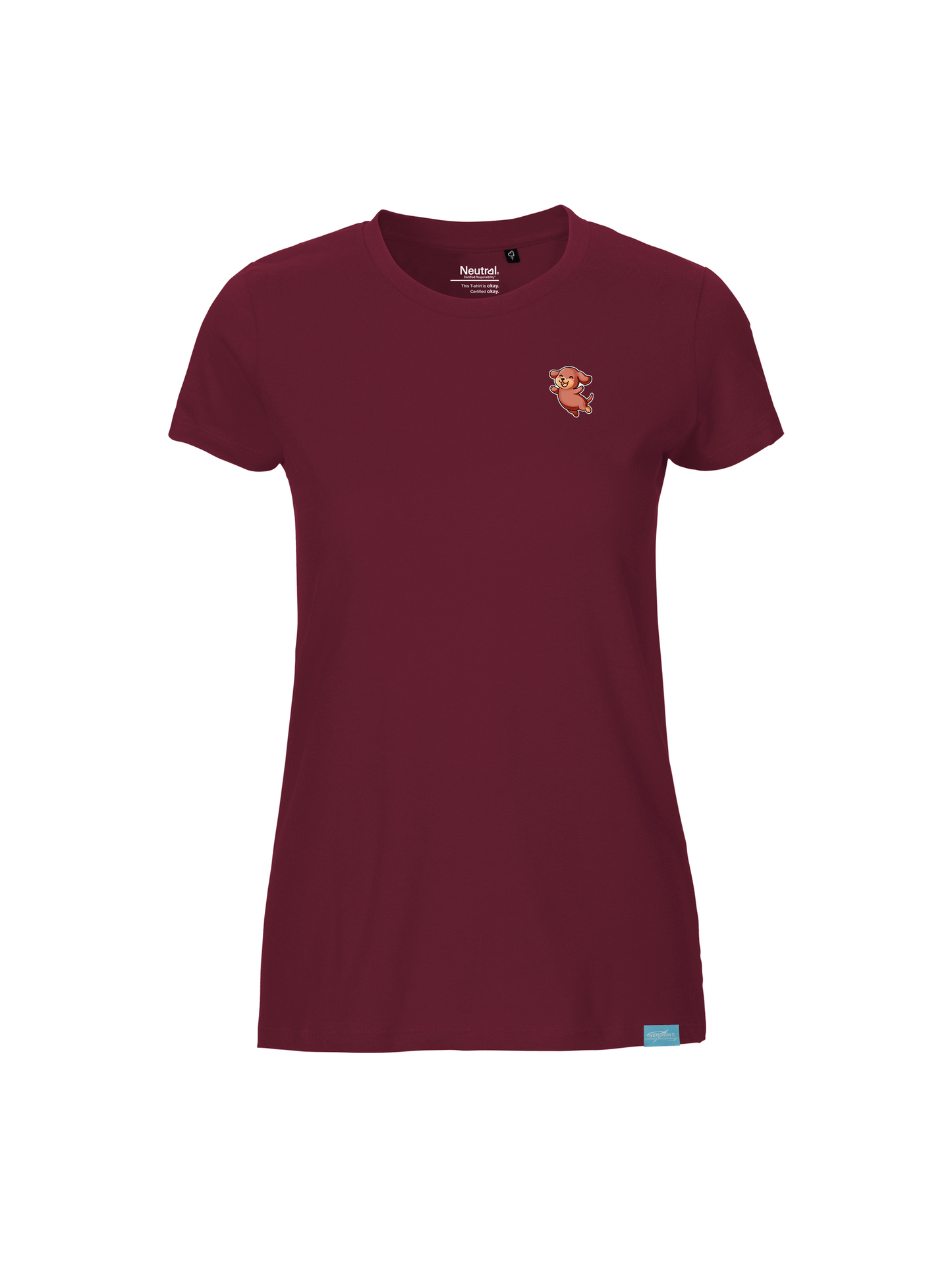 Kawaii Pup Dachshund Ladies Fit T-Shirt