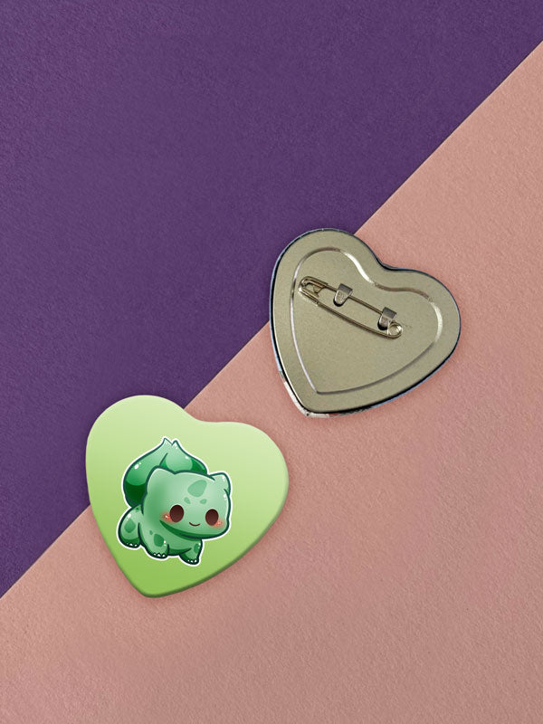 Kawaii Monster Kanto Starter Herz Button